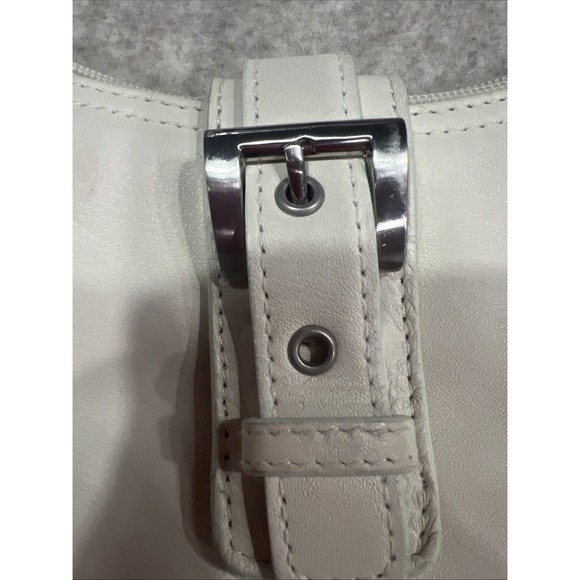 Vintage Tignanello Cream Leather Small Handbag EUC Mini - Picture 3 of 10